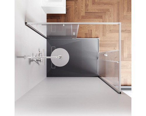 Душевой уголок AM.PM X-Joy 120х90 W94G-403-120290-MT1K профиль Хром матовый стекло прозрачное