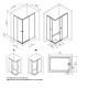 Душевой уголок AM.PM X-Joy 120х90 W94G-403-120290-MT1K профиль Хром матовый стекло прозрачное