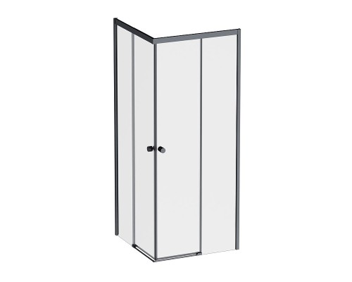 Душевой уголок AM.PM X-Joy 80х80 W94G-403-8080-BT1K профиль Черный матовый стекло прозрачное
