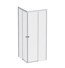 Душевой уголок AM.PM X-Joy 80х80 W94G-403-8080-MT1K профиль Хром матовый стекло прозрачное