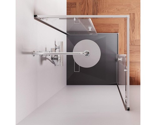 Душевой уголок AM.PM X-Joy 80х80 W94G-403-8080-MT1K профиль Хром матовый стекло прозрачное