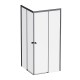 Душевой уголок AM.PM X-Joy 90х90 W94G-403-9090-BT1K профиль Черный матовый стекло прозрачное