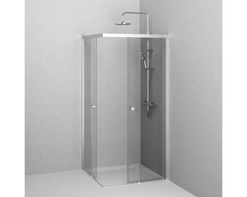 Душевой уголок AM.PM X-Joy 90х90 W94G-403-9090-МТ профиль Хром матовый стекло прозрачное