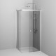 Душевой уголок AM.PM X-Joy 90х90 W94G-403-9090-МТ профиль Хром матовый стекло прозрачное