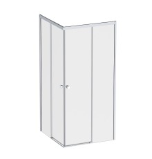 Душевой уголок AM.PM X-Joy 90х90 W94G-403-9090-MT1K профиль Хром матовый стекло прозрачное