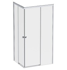 Душевой уголок AM.PM X-Joy 100х80 W94G-403-10080-MT профиль Хром матовый стекло прозрачное