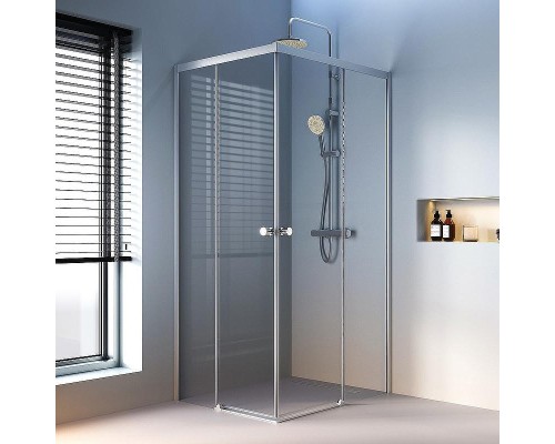 Душевой уголок AM.PM X-Joy 100х80 W94G-403-10080-MT профиль Хром матовый стекло прозрачное