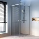 Душевой уголок AM.PM X-Joy 100х80 W94G-403-10080-MT профиль Хром матовый стекло прозрачное