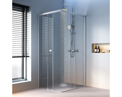 Душевой уголок AM.PM X-Joy 100х80 W94G-403-10080-MT профиль Хром матовый стекло прозрачное