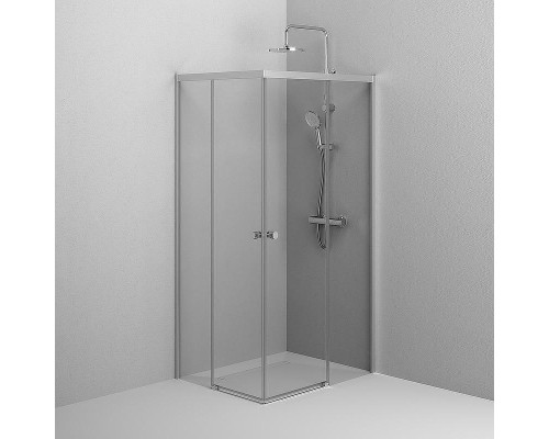 Душевой уголок AM.PM X-Joy 100х80 W94G-403-10080-MT профиль Хром матовый стекло прозрачное