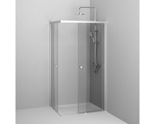 Душевой уголок AM.PM X-Joy 100х80 W94G-403-10080-MT профиль Хром матовый стекло прозрачное