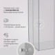 Душевой уголок AM.PM X-Joy 120х90 W94G-403-12090-MT профиль Хром матовый стекло прозрачное