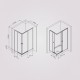 Душевой уголок AM.PM X-Joy 120х90 W94G-403-12090-MT профиль Хром матовый стекло прозрачное