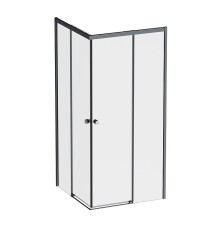 Душевой уголок AM.PM X-Joy 90х90 W94G-403-9090-BT профиль Черный матовый стекло прозрачное