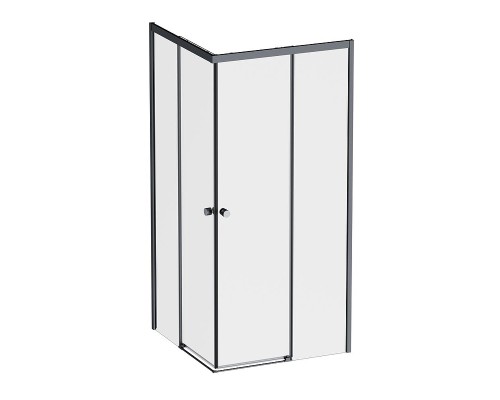 Душевой уголок AM.PM X-Joy 90х90 W94G-403-9090-BT профиль Черный матовый стекло прозрачное