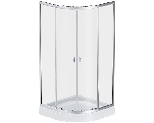 Душевой уголок AM.PM X-Joy 90х90 W88E-205-090MT64 профиль Хром матовый стекло прозрачное