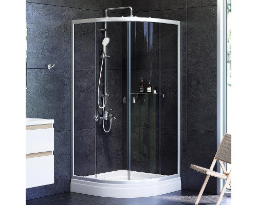 Душевой уголок AM.PM X-Joy 90х90 W88E-205-090MT64 профиль Хром матовый стекло прозрачное