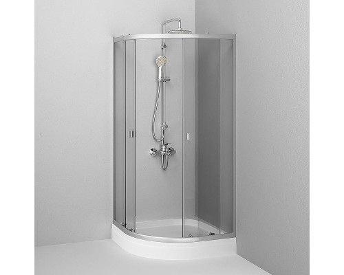 Душевой уголок AM.PM X-Joy 90х90 W88E-205-090MT64 профиль Хром матовый стекло прозрачное