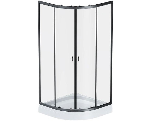 Душевой уголок AM.PM X-Joy 90х90 W88E-205-090BT64 профиль Черный матовый стекло прозрачное