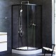 Душевой уголок AM.PM X-Joy 90х90 W88E-205-090BT64 профиль Черный матовый стекло прозрачное