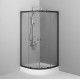 Душевой уголок AM.PM X-Joy 90х90 W88E-205-090BT64 профиль Черный матовый стекло прозрачное