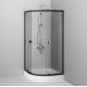 Душевой уголок AM.PM X-Joy 90х90 W88E-205-090BT64 профиль Черный матовый стекло прозрачное