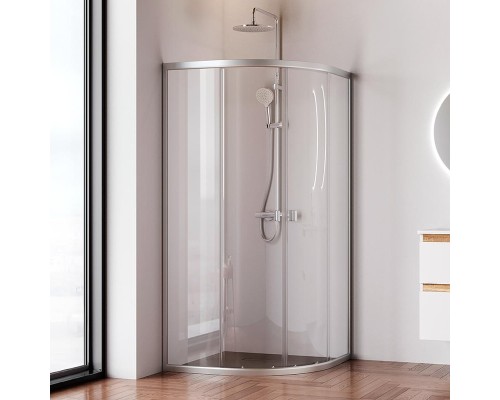 Душевой уголок AM.PM X-Joy 90х90 W88G-205-090MT64 профиль Хром матовый стекло прозрачное