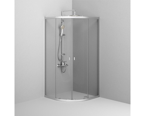 Душевой уголок AM.PM X-Joy 90х90 W88G-205-090MT64 профиль Хром матовый стекло прозрачное