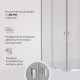 Душевой уголок AM.PM X-Joy 90х90 W88G-205-090MT64 профиль Хром матовый стекло прозрачное