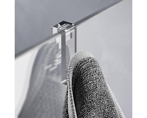 Душевая перегородка AM.PM X-Joy 80 W94WI-80-F1-MTE профиль Хром матовый стекло прозрачное