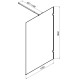 Душевая перегородка AM.PM X-Joy 120 W94WI-120-F1-MTE профиль Хром матовый стекло прозрачное