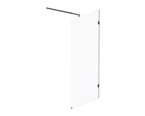 Душевая перегородка AM.PM X-Joy 90 W94WI-90-F1-BTE профиль Черный матовый стекло прозрачное