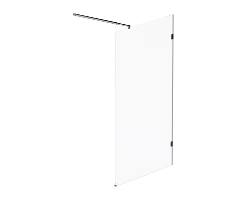 Душевая перегородка AM.PM X-Joy 110 W94WI-110-F1-BTE профиль Черный матовый стекло прозрачное