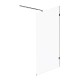 Душевая перегородка AM.PM X-Joy 110 W94WI-110-F1-BTE профиль Черный матовый стекло прозрачное