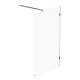 Душевая перегородка AM.PM X-Joy 120 W94WI-120-F1-BTE профиль Черный матовый стекло прозрачное