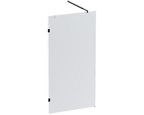 Душевая перегородка AM.PM X-Joy 100 W94UWI-100-F1-BTE профиль Черный матовый стекло прозрачное