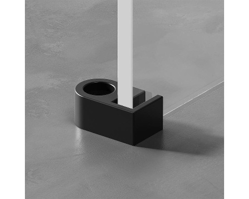 Душевая перегородка AM.PM X-Joy 100 W94UWI-100-F1-BTE профиль Черный матовый стекло прозрачное