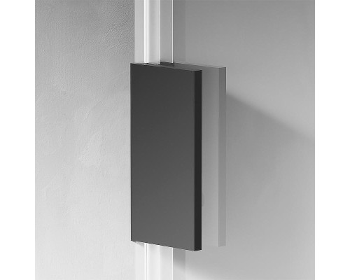 Душевая перегородка AM.PM X-Joy 110 W94UWI-110-F1-BTE профиль Черный матовый стекло прозрачное