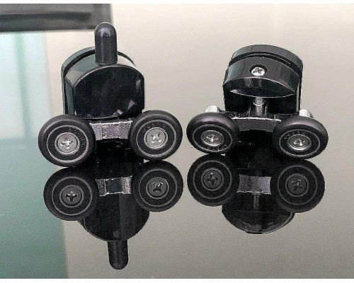 Душевой уголок Abber 80х80 AG01080B профиль Черный стекло прозрачное