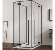 Душевой уголок Abber Eins 90х90 AG06099B профиль Черный стекло прозрачное