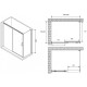 Душевой уголок Abber Komfort 160x90 AG93160B-S92B профиль Черный стекло прозрачное