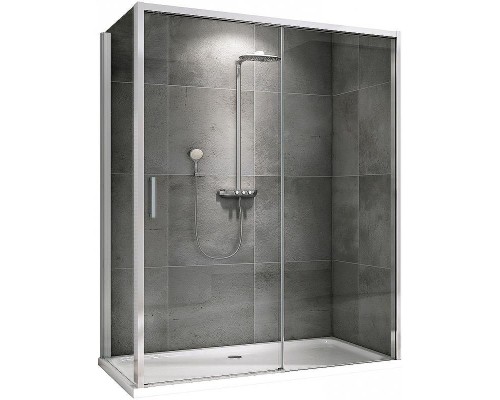 Душевой уголок Abber Komfort 120x90 AG93120-S92 профиль Хром стекло прозрачное