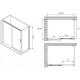 Душевой уголок Abber Komfort 120x100 AG93120-S102 профиль Хром стекло прозрачное