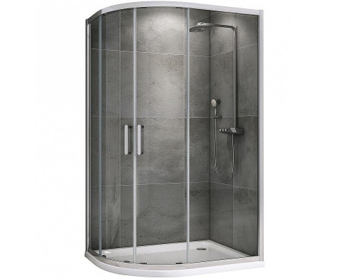 Душевой уголок Abber Schwarzer Diamant 120x90 AG01129 профиль Хром стекло прозрачное