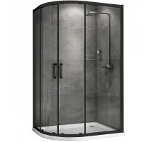 Душевой уголок Abber Schwarzer Diamant 120x80 AG01128B профиль Черный стекло прозрачное