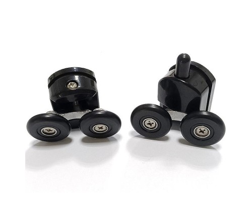 Душевой уголок Abber Schwarzer Diamant 100x80 AG01180B профиль Черный стекло прозрачное