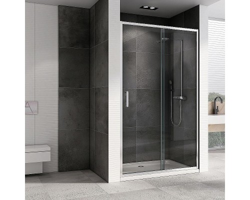 Душевая дверь Abber Schwarzer Diamant 150 AG301505 профиль Хром стекло прозрачное