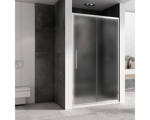 Душевая дверь Abber Schwarzer Diamant 120 AG30120MH профиль Хром стекло матовое