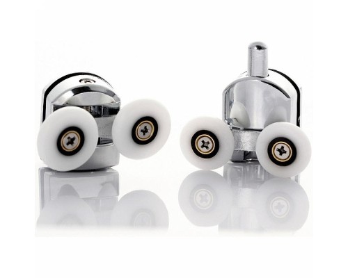 Душевой уголок Abber Schwarzer Diamant 110x80 AG30110MH-S80M-S80M профиль Хром стекло матовое