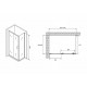 Душевой уголок Abber Schwarzer Diamant 130x90 AG30130B5-S90B5 профиль Черный стекло прозрачное